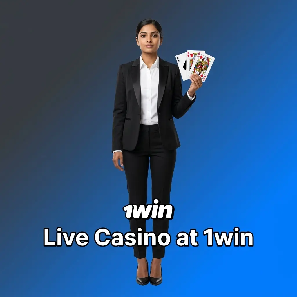 1win live casino with professional dealers streaming live roulette, blackjack, baccarat, Andar Bahar and Teen Patti